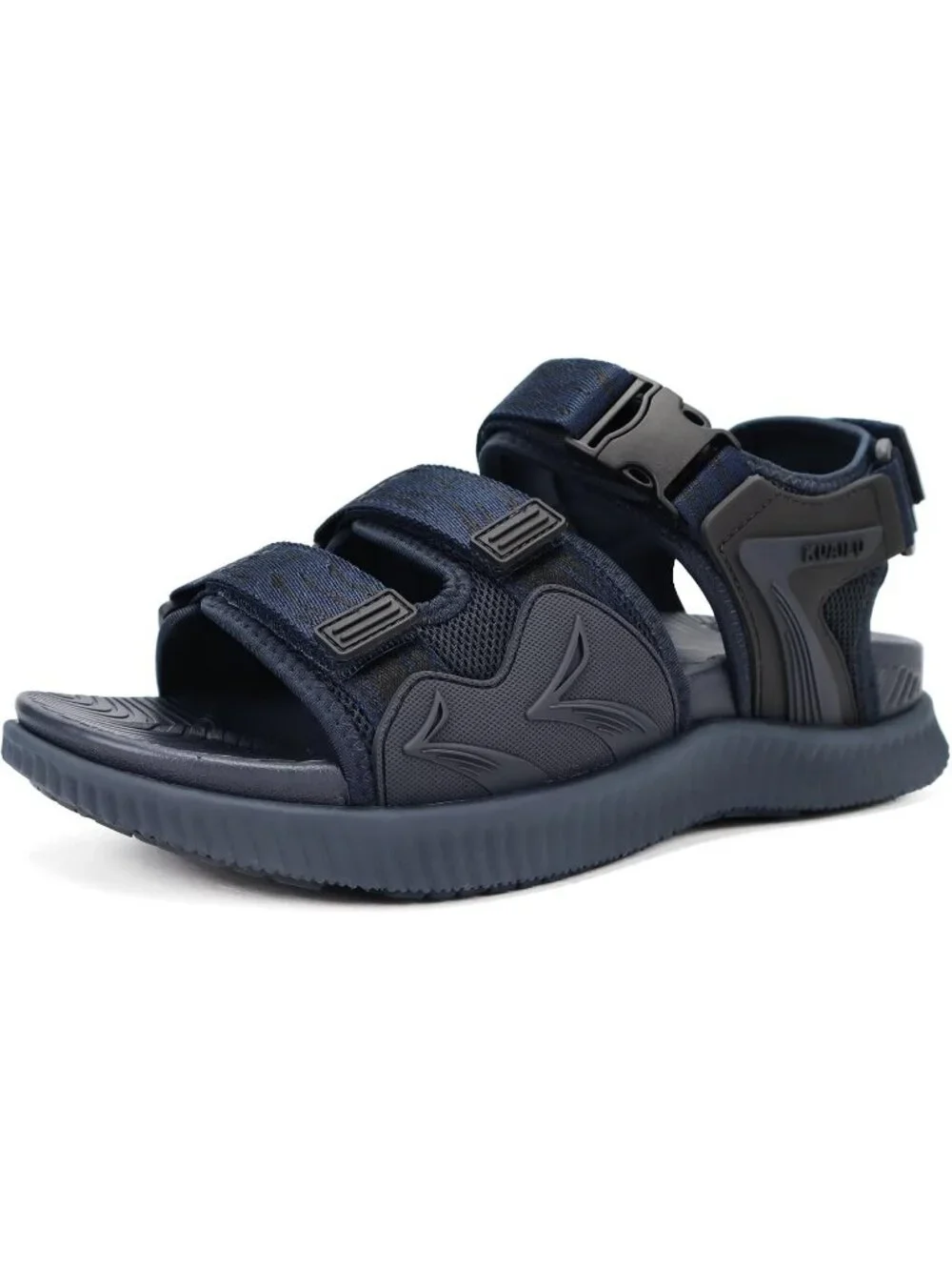 Men's Blue Orthopedic Recovery Plantar Fasciitis Open Toe Hiking Sandal Shoes